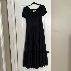 Never worn Saint Laurent Paris maxi dress.